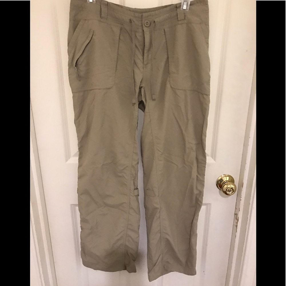 The North Face khaki Hiking Pant. Size 10